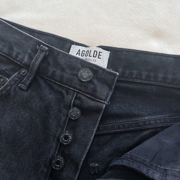 AGOLDE Jaden Cut-off Jean Short - Picture 7 of 9